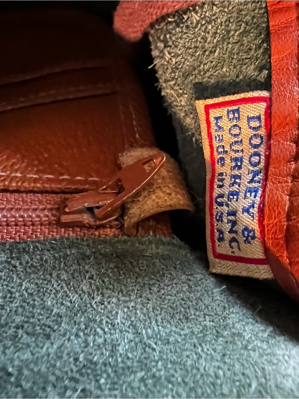 Dooney & Bourke Green All Weather Leather Vintage Crossbody Bag - Picture 8 of 12